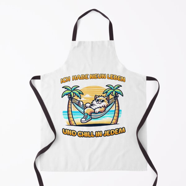 Item preview, Cat chilling in a hammock on the beach designed and sold by djdandart.