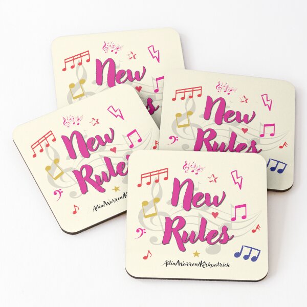 Item preview, New Rules Popular Song Title designed and sold by CharlottePlaceArt.