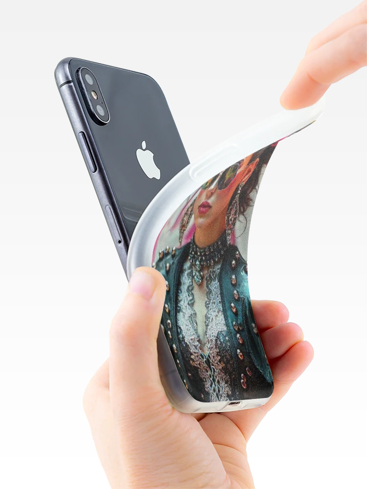 Thumbnail 4 of 5, iPhone Case, Punk Rococo Rebel Princess designed and sold by JKCreativeFlow.