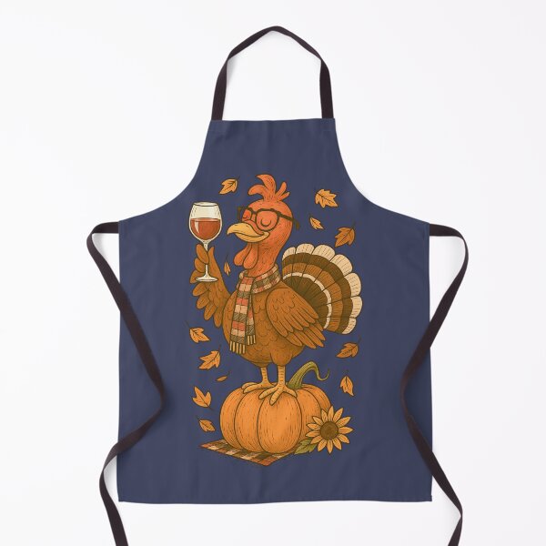 Item preview, Wine-Loving Thanksgiving Turkey designed and sold by BreezifyDesignStudio.