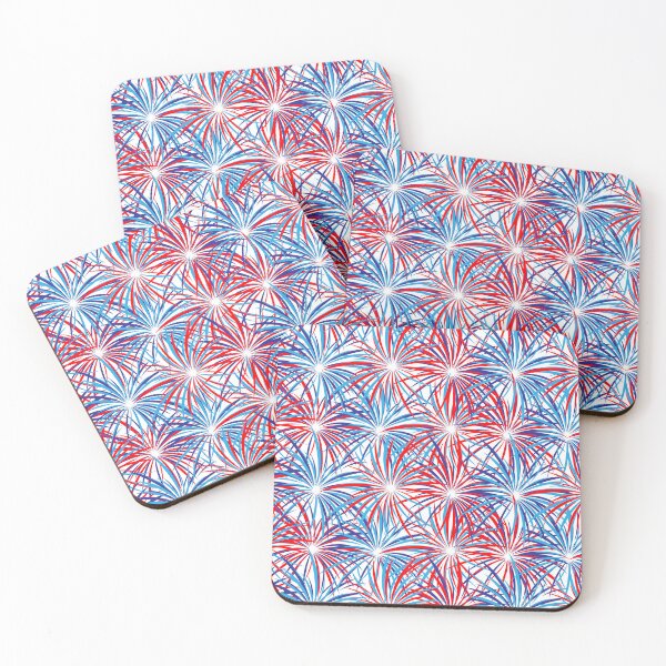 Item preview, Stars and Stripes Patriotic Fireworks Pattern USA designed and sold by bestggraphico.