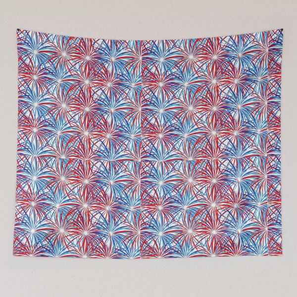 Item preview, Stars and Stripes Patriotic Fireworks Pattern USA designed and sold by bestggraphico.