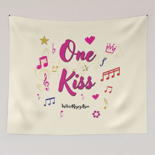 Item preview, One Kiss Popular Song Title designed and sold by CharlottePlaceArt.