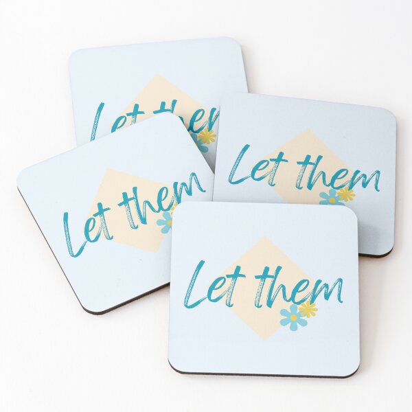 Item preview, Let Them – Minimalist Inspirational Floral Design designed and sold by P.Squared.