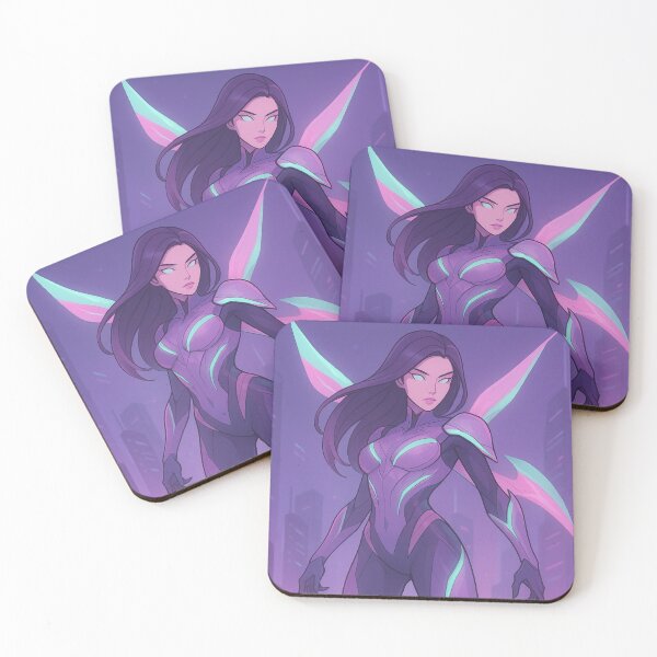 Item preview, Kai’Sa – Neon Pastel Guardian of the Void designed and sold by NEXLmint.