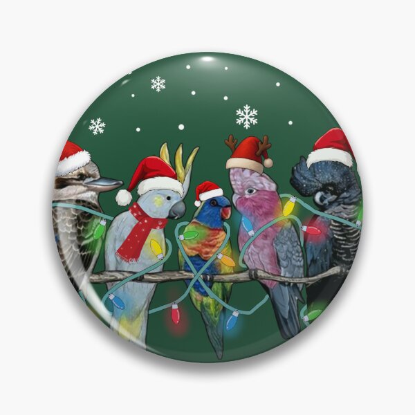 Item preview, Extra festive Australian Birds Christmas Australia Xmas Gift Men Woman Kids  designed and sold by Taylor  ART.