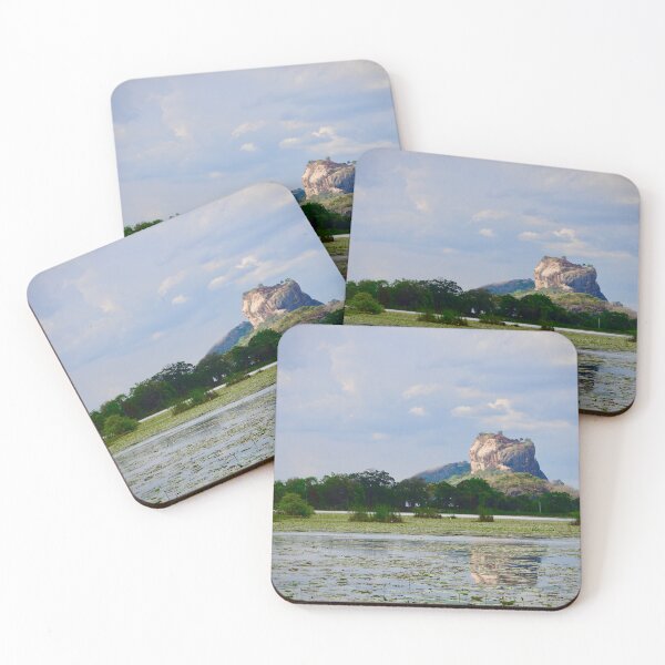 Item preview, Sigiriya & Water Lilies – Harmony of Rocks and Water / Swiss Artwork Photography designed and sold by Raphael Wolf.