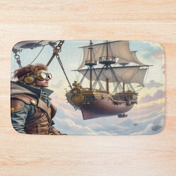 Item preview, Steampunk Sky Voyage – Airship Adventure meets Victorian Elegance & Futuristic Fantasy designed and sold by FotoworldEdel.
