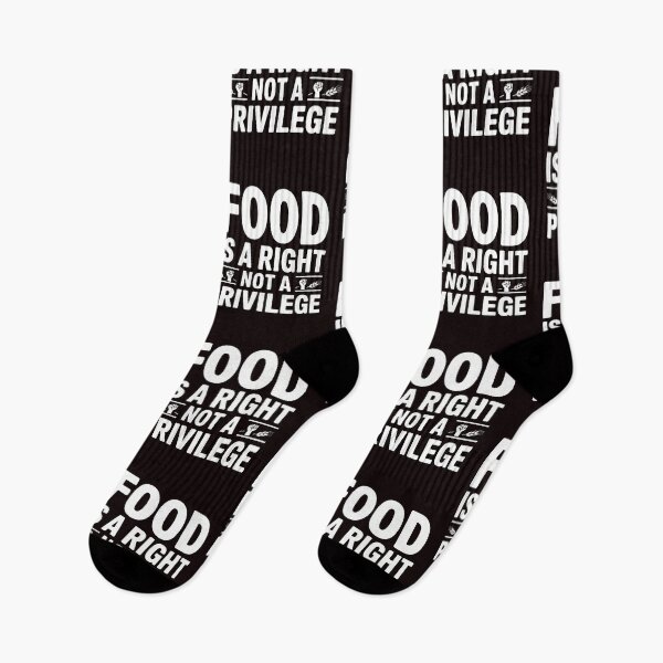 Item preview, Food Is a Right Not a Privilege – Human Rights Support Design designed and sold by Redgiant87x.