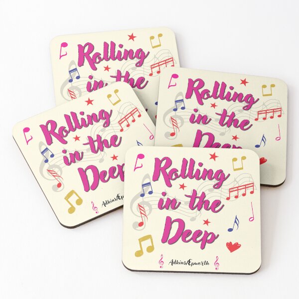 Item preview, Rolling in the Deep Popular Song Title designed and sold by CharlottePlaceArt.