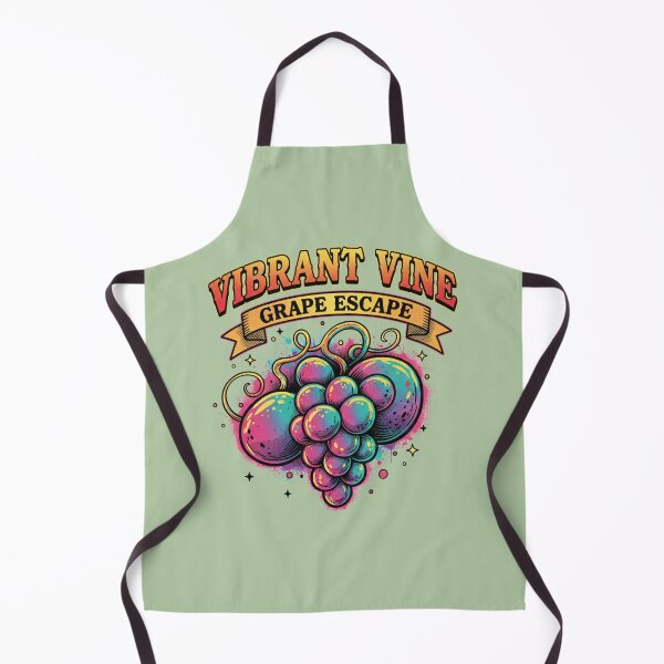 Item preview, Vibrant Vine Grape Escape - Neon Psychedelic Fruit Art designed and sold by AwesomeBeyondLimits.