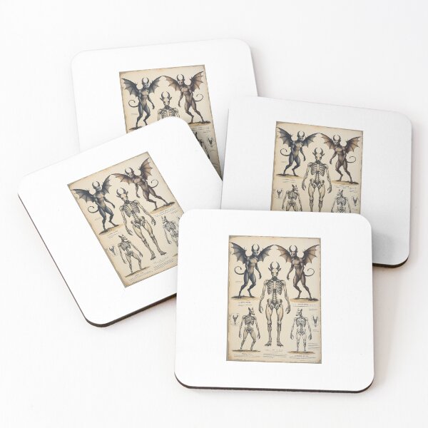Item preview, Jersey Devil Comparative Anatomy Victorian Naturalist Illustration designed and sold by PictorialWhimsy.