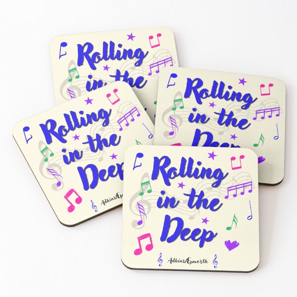 Item preview, Rolling in the Deep Popular Song Title designed and sold by CharlottePlaceArt.