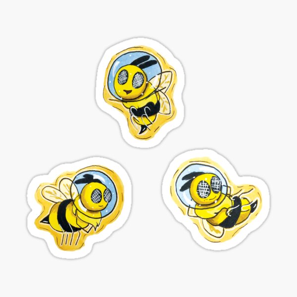 Space Bees Sticker