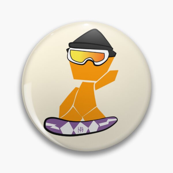 Item preview, DHPrints headsagons snowbaording orange designed and sold by DH Printing store.