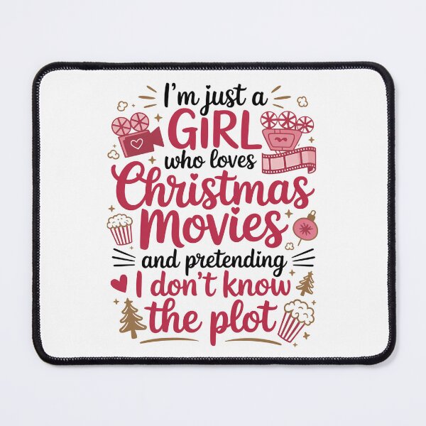 Item preview, Girl Who Loves Christmas Movie Nights designed and sold by MonkiFlipp.