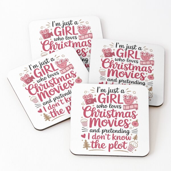 Item preview, Girl Who Loves Christmas Movie Nights designed and sold by MonkiFlipp.