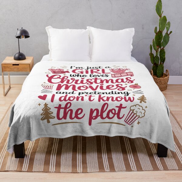 Item preview, Girl Who Loves Christmas Movie Nights designed and sold by MonkiFlipp.
