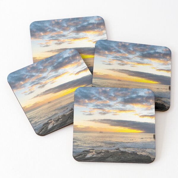 Item preview, Porthleven Harbour sunset designed and sold by kathleenjean.