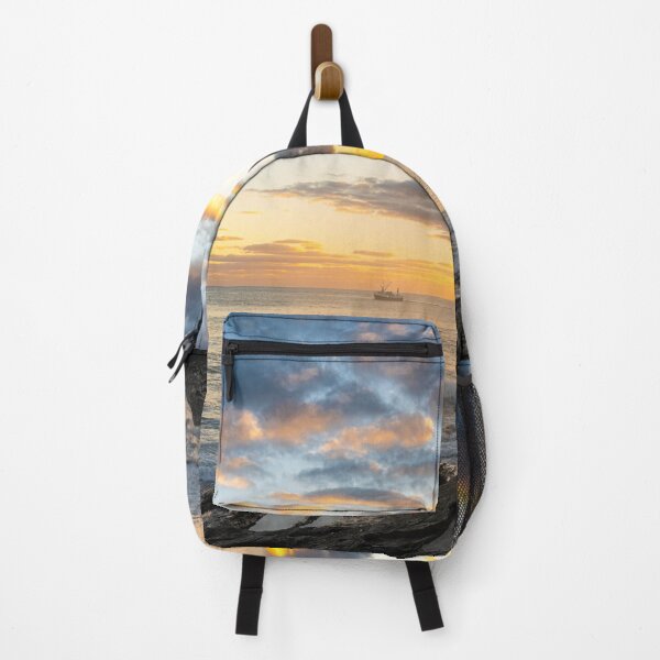 Item preview, Porthleven Harbour sunset designed and sold by kathleenjean.