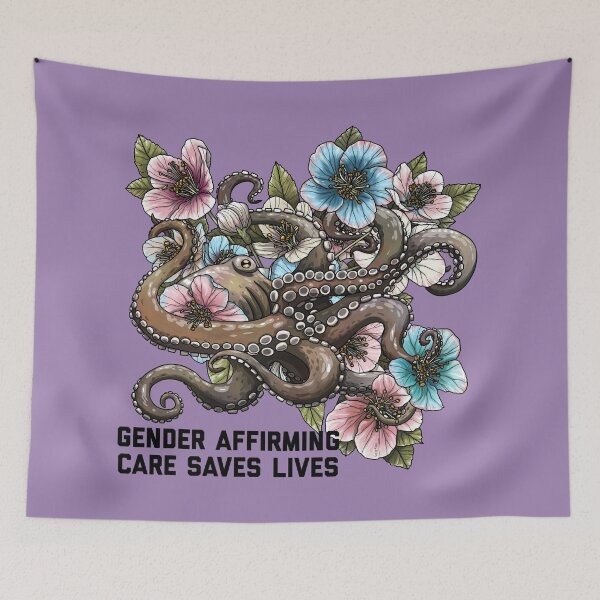 Item preview, Gender Affirming Care Saves Lives designed and sold by Art by Veya.