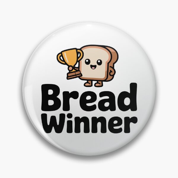 Item preview, Bread Winner! Cute Slice Of Bread Pun designed and sold by PMCreative.