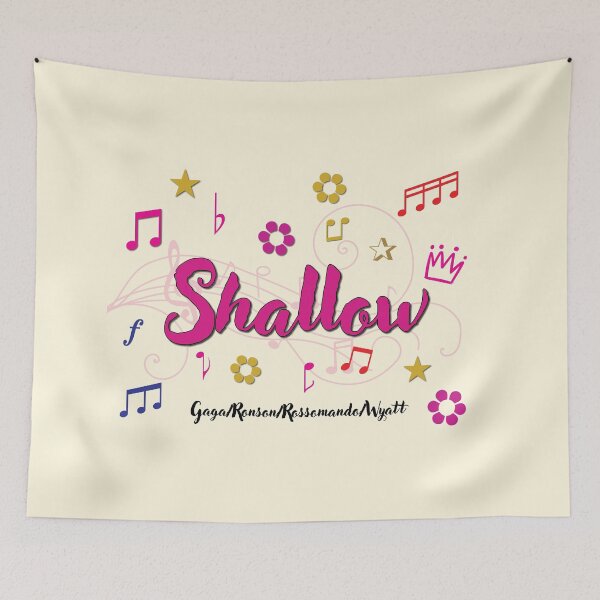 Item preview, Shallow Popular Song Title designed and sold by CharlottePlaceArt.