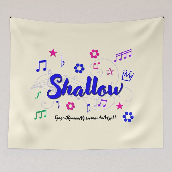 Item preview, Shallow Popular Song Title designed and sold by CharlottePlaceArt.
