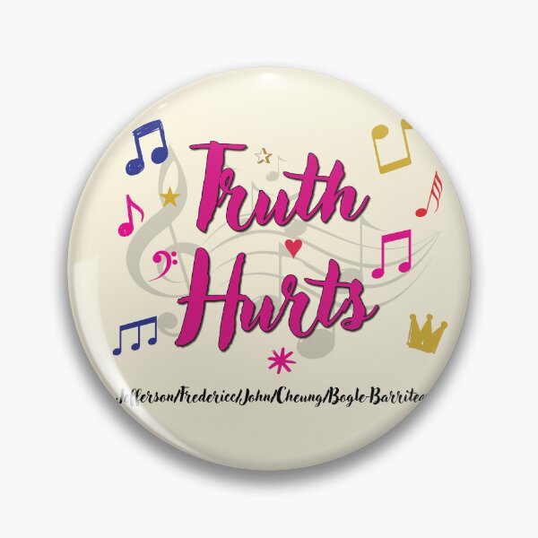 Item preview, Truth Hurts Popular Song Title designed and sold by CharlottePlaceArt.
