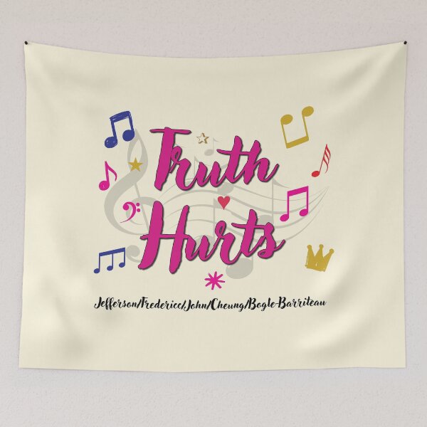 Item preview, Truth Hurts Popular Song Title designed and sold by CharlottePlaceArt.