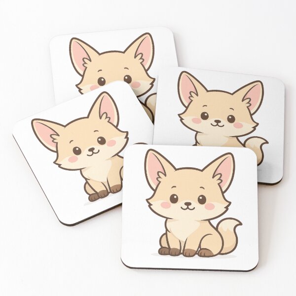 Item preview, Kawaii Fennec Spirit – Desert Dream Chibi Art | CutiVerse designed and sold by CutiVerse.