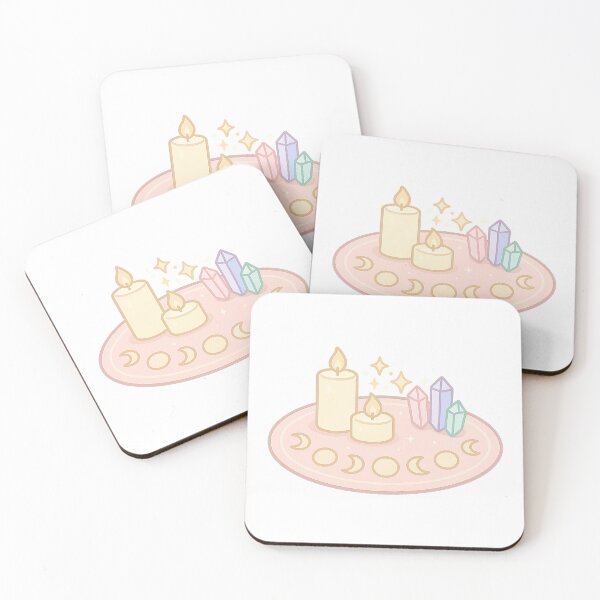 Item preview, Lunar Meditation Mat | Moon Phase Sticker | Cute Spiritual Space | Calm Energy & Manifestation Aesthetic designed and sold by HerDreamCodes.