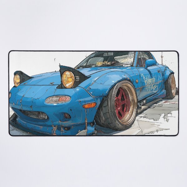 Item preview, Graffiti sports car three-quarter view designed and sold by PixelPack Design.