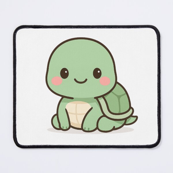 Item preview, Kawaii Turtle Spirit – Calm Pastel Animal Art | CutiVerse designed and sold by CutiVerse.