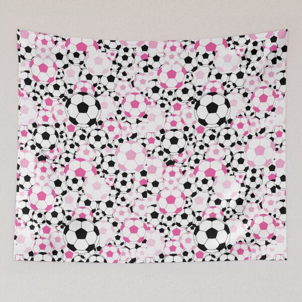 Item preview, Pink Soccer Ball Pattern Football Fan Worldcup designed and sold by bestggraphico.
