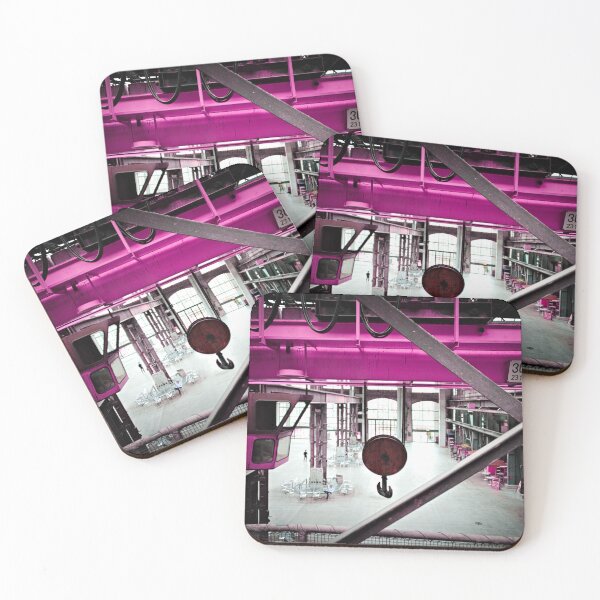 Item preview, Pink industrial crane – power & urbanity / Swiss Artwork Photography designed and sold by Raphael Wolf.
