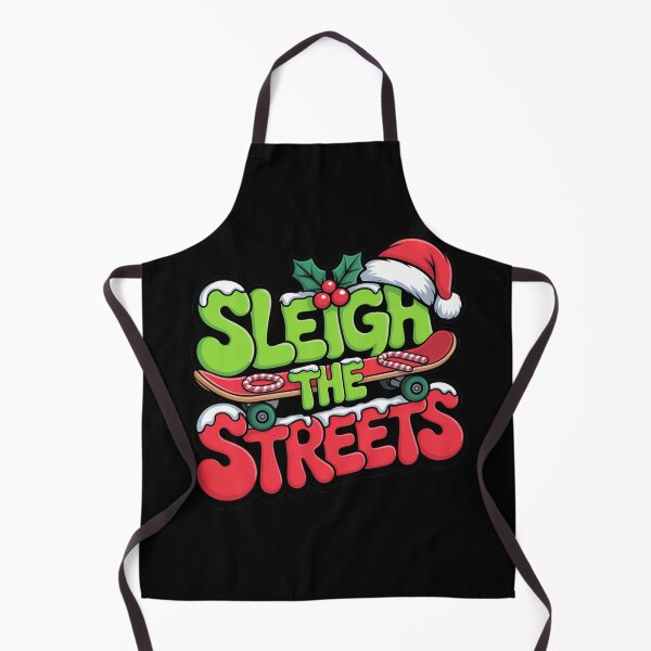 Item preview, Sleigh the Streets Christmas Skateboard designed and sold by MonkiFlipp.