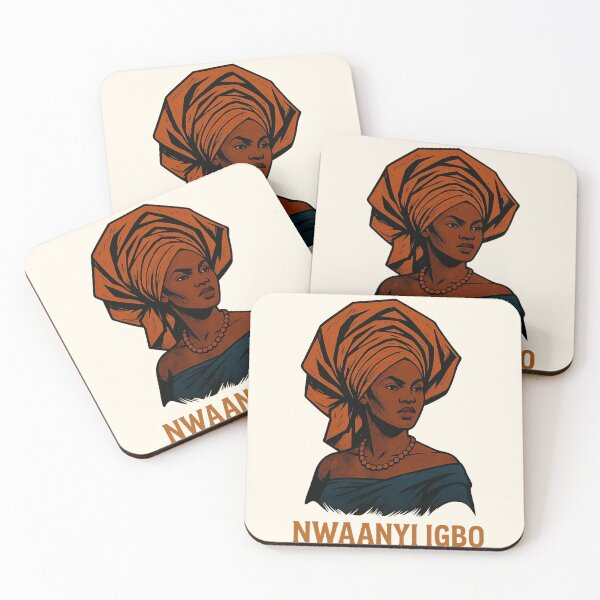 Item preview, Nwaanyi Igbo – Proud Igbo Woman in Gele (Ichafu) designed and sold by Miagolio.
