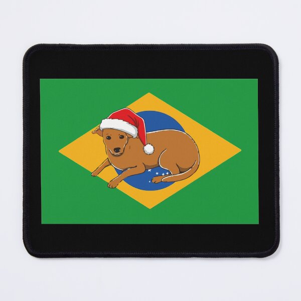 Item preview, Caramelo Dog - Brazil's National Treasure with a Christmas Twist designed and sold by DanniJordan.