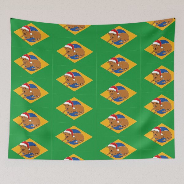 Item preview, Caramelo Dog - Brazil's National Treasure with a Christmas Twist designed and sold by DanniJordan.
