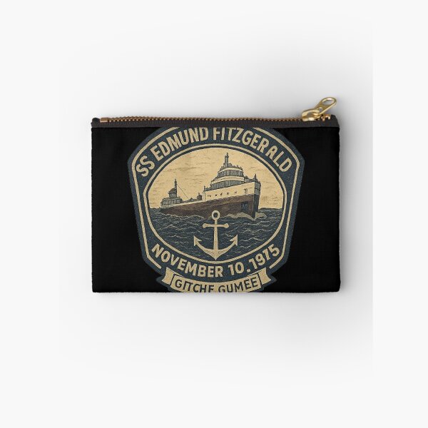 Item preview, Edmund Fitzgerald: Gitche Gumee Vintage Patch designed and sold by Amelia Design.