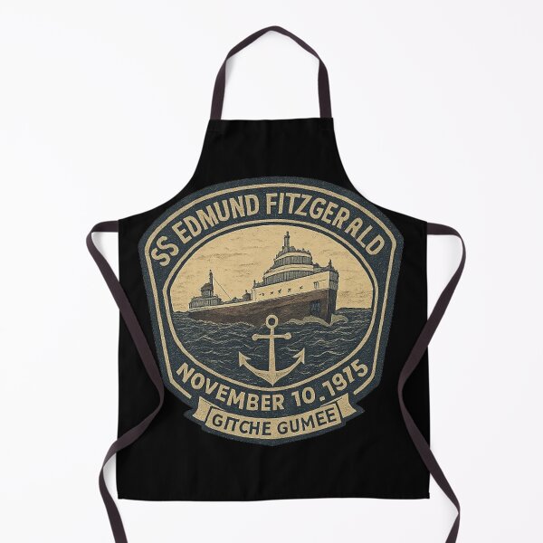 Item preview, Edmund Fitzgerald: Gitche Gumee Vintage Patch designed and sold by Amelia Design.