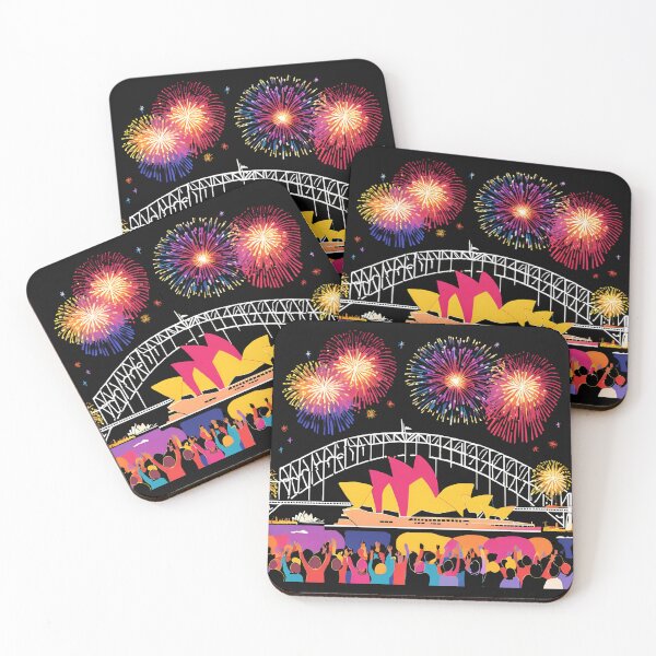Item preview, Happy New year Sydney Harbour memes  designed and sold by ShopTwentyFour.