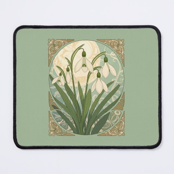 Item preview, Happy January Birthday Galanthus Flowers designed and sold by taiche.