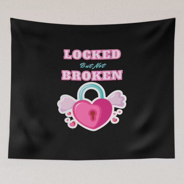 Item preview, Locked not broken heart  designed and sold by Aminesnip.