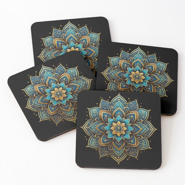 Item preview, Golden Mandala of Inner Bloom designed and sold by Meta Mirage .