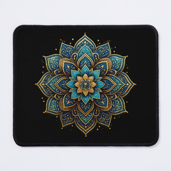 Item preview, Golden Mandala of Inner Bloom designed and sold by Meta Mirage .