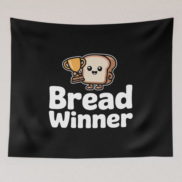 Item preview, Bread Winner! Funny Slice Of Bread Pun designed and sold by PMCreative.