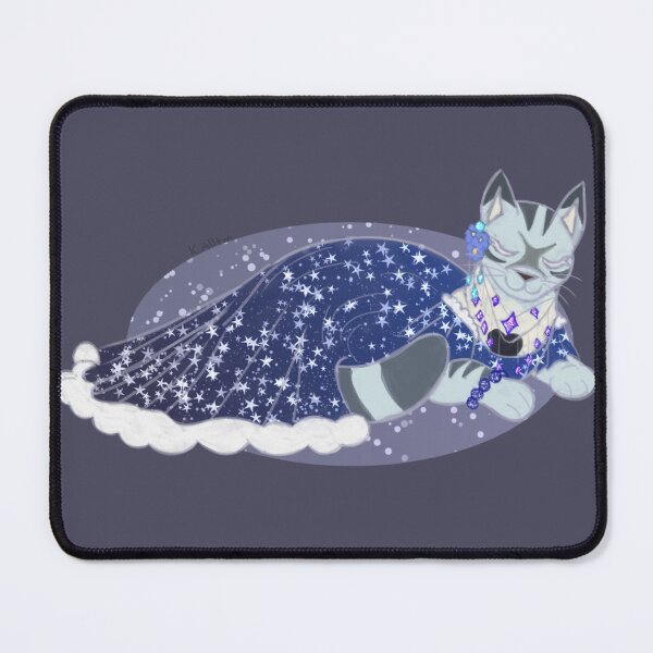 Item preview, Gato estelar celestial con vestido designed and sold by Weremoose.