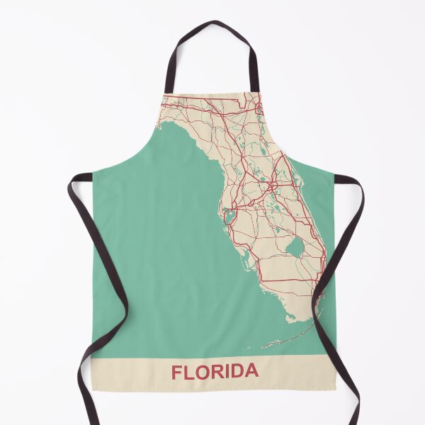 Item preview, Florida Map USA designed and sold by MapsByLeo.